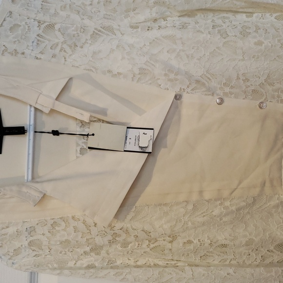 BCBG White Lace Dress - Picture 5 of 10